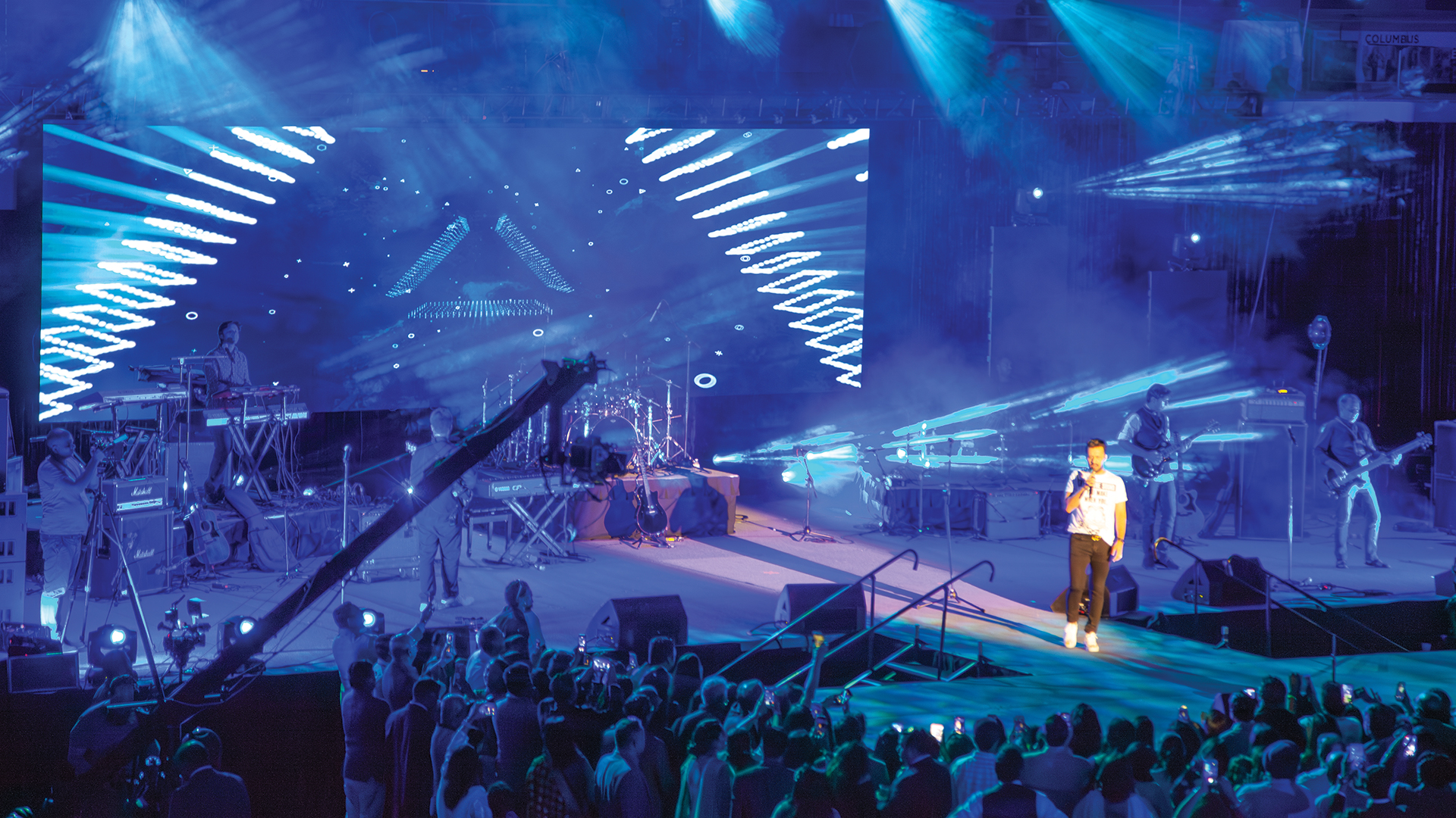 LED Panels That Played With Perspective